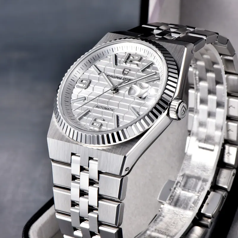 Pagani Design Land Dweller Silver-tone Sporty Men's Watch- PD-YS027